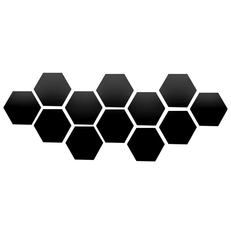 Espelho Hexagonal 12 peças
